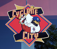 Cyclone City Sign at Keyspan Park in Coney Island, June 2007