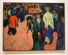 Street, Dresden by Kirchner in the Museum of Modern Art, July 2007