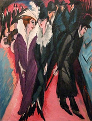 Street, Berlin by Kirchner in the Museum of Modern Art, August 2007