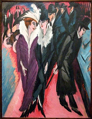 Street, Berlin by Kirchner in the Museum of Modern Art, August 2007