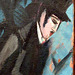 Detail of Street, Berlin by Kirchner in the Museum of Modern Art, August 2007