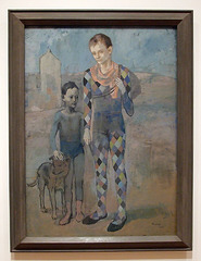 Two Acrobats with a Dog by Picasso in the Museum of Modern Art, July 2007
