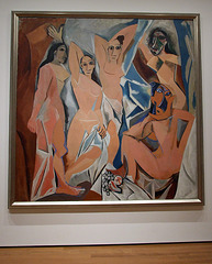 Les Demoiselles D'Avignon by Picasso in the Museum of Modern Art, July 2007