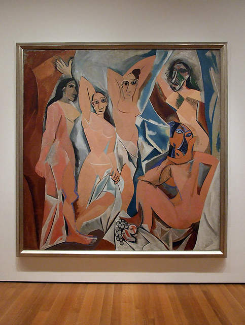 Les Demoiselles D'Avignon by Picasso in the Museum of Modern Art, August 2007