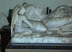 Memorial to Lady Manners by William Calder Marshall RA, St Katherine's Church, Rowsley, Derbyshire