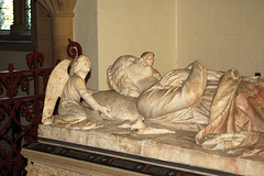 Memorial to Lady Manners by William Calder Marshall RA, St Katherine's Church, Rowsley, Derbyshire