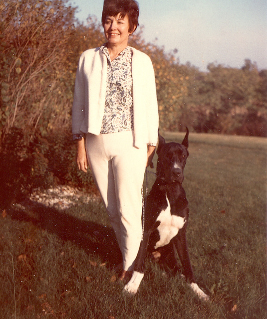 The '60s: Mom and Thor, c. 1964