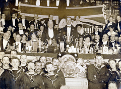Admiral Lord Charles Beresford and Royal Navy volunteers, Bristol November 1909