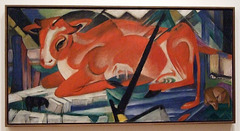 The World Cow by Franz Marc in the Museum of Modern Art, December 2007