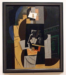 Card Player by Picasso in the Museum of Modern Art, December 2007