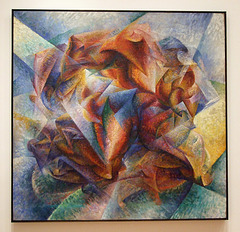 Dynamism of a Soccer Player by Boccioni in the Museum of Modern Art, July 2007