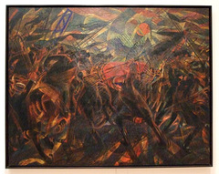 Funeral of the Anarchist Galli by Carra in the Museum of Modern Art, August 2007