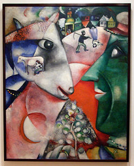 I and the Village by Chagall in the Museum of Modern Art, August 2007