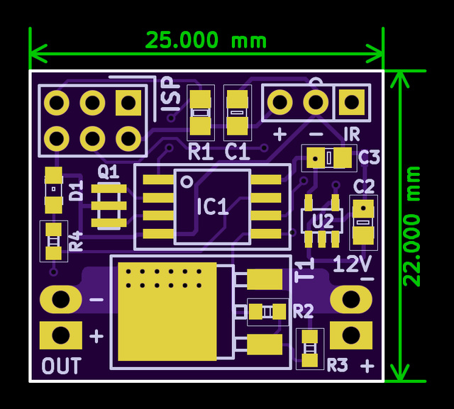 LED-strip PWM  / IR controller