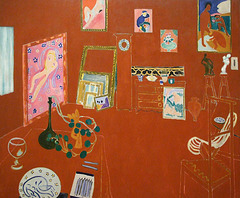 The Red Studio by Matisse in the Museum of Modern Art, July 2007