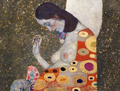 Detail of Hope II by Klimt in the Museum of Modern Art, August 2007