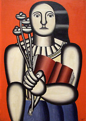 Woman with a Book by Leger in the Museum of Modern Art, August 2007
