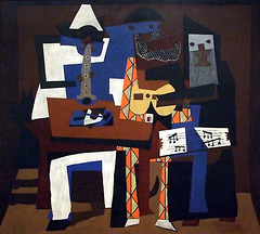 Three Musicians by Picasso in the Museum of Modern Art, August 2007
