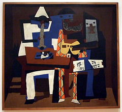 Three Musicians by Picasso in the Museum of Modern Art, August 2007