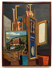 Great Metaphysical Interior by DeChirico in the Museum of Modern Art, July 2007