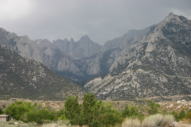 Mt. Whitney in the mist