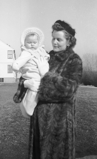 Aunt Doris and cousin Joanne, c 1948