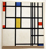 Composition in Red, Blue, and Yellow by Mondrian in the Museum of Modern Art, August 2007
