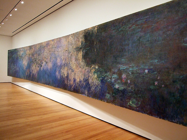 Reflections of Clouds on the Water-Lily Pond by Monet in the Museum of Modern Art, August 2007