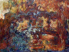 The Japanese Footbridge by Monet in the Museum of Modern Art, August 2007