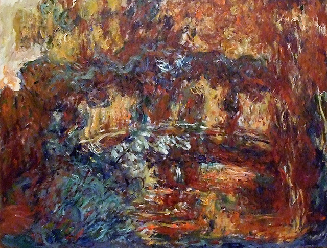 The Japanese Footbridge by Monet in the Museum of Modern Art, August 2007