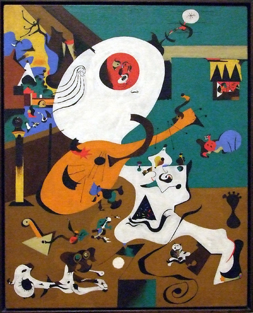 Dutch Interior I by Miro in the Museum of Modern Art, August 2007
