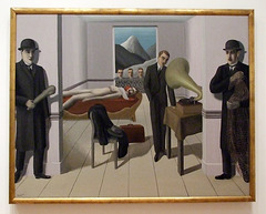 The Menaced Assassin by Magritte in the Museum of Modern Art, December 2007