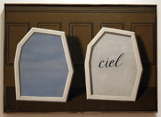 The Palace of Curtains III by Magritte in the Museum of Modern Art, August 2007