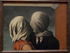 The Lovers by Magritte in the Museum of Modern Art, August 2007