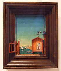 Two Children Are Menanced by a Nightingale by Ernst in the Museum of Modern Art, July 2007