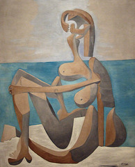 Seated Bather by Picasso in the Museum of Modern Art, August 2007