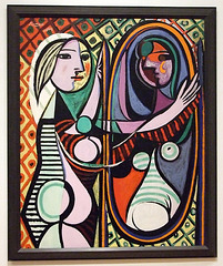 Girl Before a Mirror by Picasso in the Museum of Modern Art, August 2007