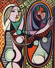 Girl Before a Mirror by Picasso in the Museum of Modern Art, July 2007