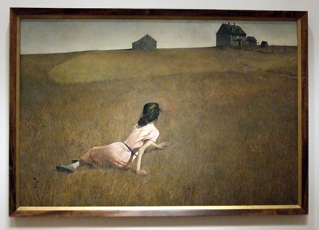 Christina's World by Wyeth in the Museum of Modern Art, July 2007