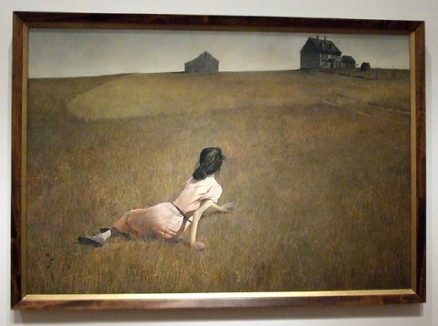 Christina's World by Andrew Wyeth in the Museum of Modern Art, August 2007