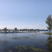 Marina d'étang le temps d'une pause / Wet garden and distant marina - June 30th 2013.