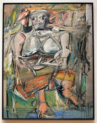 Woman I by DeKooning in the Museum of Modern Art, August 2007