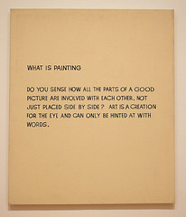 What is Painting by Baldessari in the Museum of Modern Art, July 2007