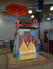 Lifeguard Chair inside the Coney Island Subway Station,  June 2007