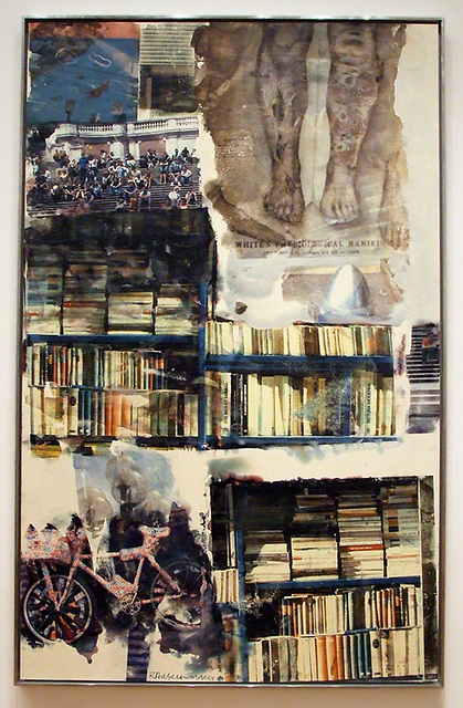 Bookworms Harvest by Robert Rauschenberg in the Museum of Modern Art, December 2007