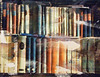 Detail of Bookworms Harvest by Robert Rauschenberg in the Museum of Modern Art, December 2007