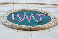 BMT Logo on Coney Island Subway Station, June 2007