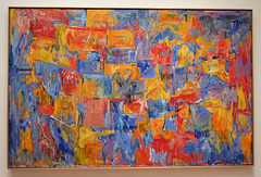 Map 1961 by Jasper Johns in the Museum of Modern Art, December 2007