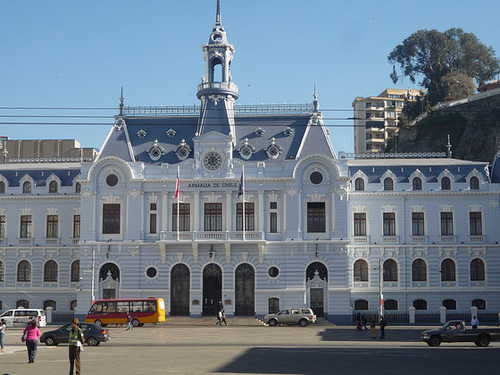 Valparaíso, edificio de la Armada