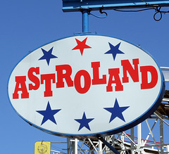 Astroland Sign on Surf Avenue in Coney Island, June 2007